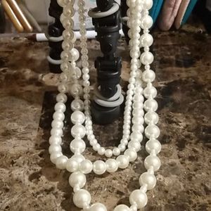 Faux Pearl Necklace